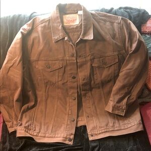 Levi's Relaxed Brown Denim Trucker Jacket